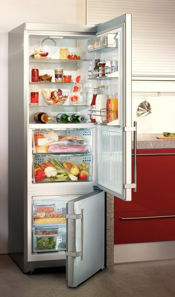 Where is the coldest place in the refrigerator - above or below?