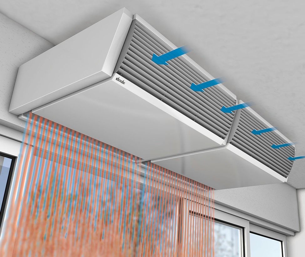 Installazione di una tenda termica