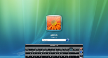 Visualizziamo la tastiera virtuale sullo schermo del laptop